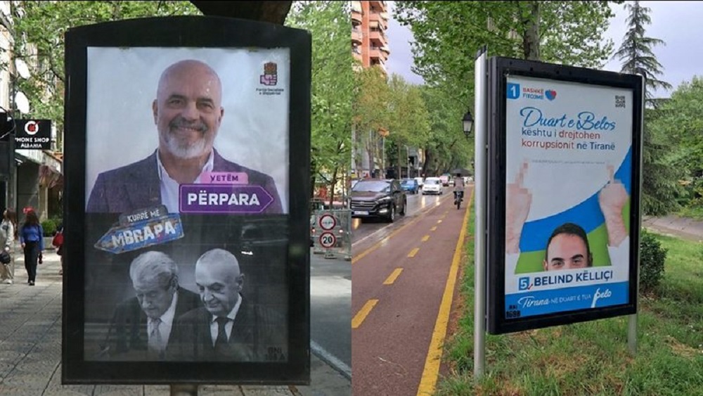 Shkelje e Kodit Zgjedhor, KQZ gjoba per disa bashki, masa edhe per posterat